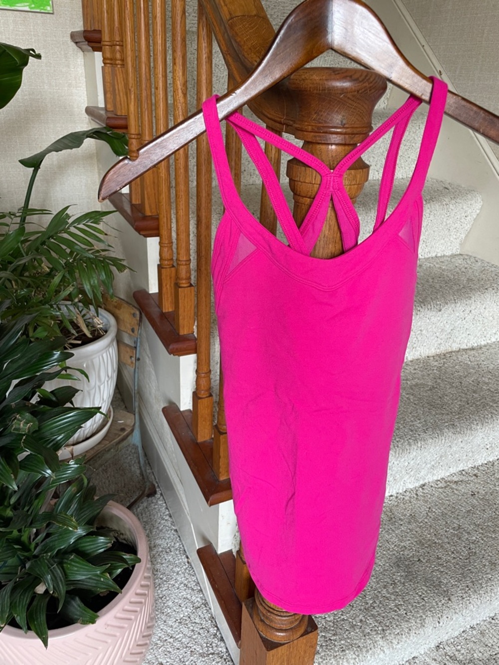 Lululemon Hot Pink Strappy Athletic Tank